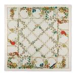 Шарф с цветочным принтом GUCCI - фото