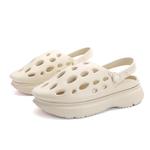 Шлепанцы унисекс бежевый Jifffly - фото 4