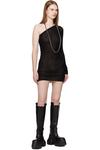 Мини-Платье Temple Ziggy Rick Owens, черный - фото 4