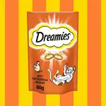 Лакомства для кошек с говядиной в хрустящей оболочке Dreamies, 6 x 60 г - фото 4