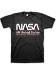 Футболка черного цвета Nasa - фото