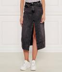 Юбка джинсовая Pinko Gregoriana, черный - фото