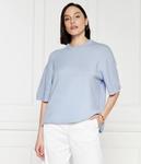 Свитер из шерсти Samsøe Samsøe Megan Oversize fit, небесно-голубой - фото 3