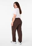 Брюки Zizzi Trousers, Chocolate Brown/Brown - фото 2