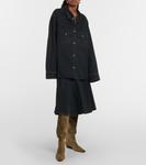 Джинн джинсовая рубашка Khaite, черный - фото 2