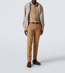 Хлопковые чиносы Slowear, Brown - фото 2