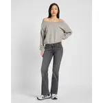 Толстовка Lee Off Shoulder, серый - фото 5