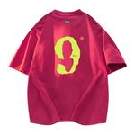 Футболка унисекс PAKA, черно-розовая (8) - фото 10