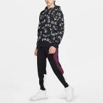 Толстовка Air Jordan Paris Saint-Germain Full Print Fleece Stay Warm Pullover Black, черный - фото 3