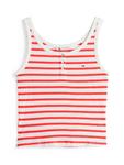 Топ Tommy Jeans, цвет Red/White - фото