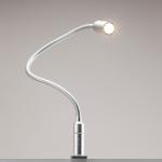 Теленок | Светодиодный светильник для кровати, 3 Вт, с регулируемой яркостью, теплый белый свет для чтения, прикроватная лампа на гибкой стойке, различные цвета kalb  Material für Möbel, серый - фото