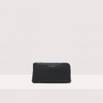 Сумочка из зернистой кожи Coccinelle ALIAS SMALL, черный - фото