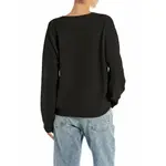 Свитер Replay DK3910.000.G23918 v neck, черный - фото 2