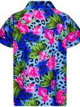 Рубашка King Kameha Leopard Flowers, синий - фото 2