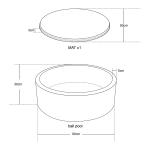 Поля для шара, серый - фото 4