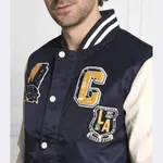 Университетский бомбер стандартного кроя Guess, синий - фото 3