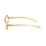 Коричневые ацетатные оправа Bottega Veneta - фото 3