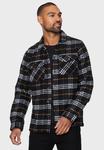 Рубашка Christopher Luxe Threadbare, цвет black check - фото