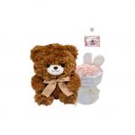 Милый плюшевый мишка с бантом, 30см/40см PUDOWRABBIT - фото