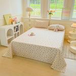 Antarctic Простыня 150х230 см из хлопка, цветочный принт, дышащая - фото 3