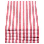 Чайные полотенца набор  Zollner, красный - фото