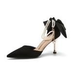 Туфли Gift Box Set Slim Heel High Heels 8.5CM Women's Lanza, Black - фото