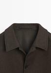 Куртка Massimo Dutti TOTAL LOOK, Dark Brown - фото 8