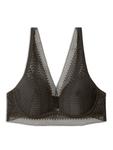 Бюстгальтер на косточках Gisela Triangle Bra, черный - фото