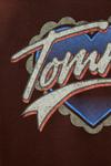 Хлопковая толстовка Tommy Jeans, коричневый - фото 5