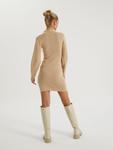 Вязаное платье millane, бежевый - фото 4