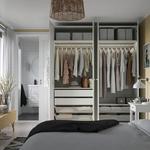Гардероб PAX/GULLABERG IKEA, 200x60x236 см, белый - фото 4