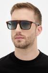 Солнцезащитные очки Ray-Ban, коричневый - фото