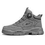 Ботинки мужские серые Warrior - фото