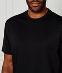 Футболка мужская Ea7 свободного кроя однотонная, черный - фото 4