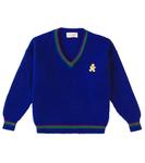 Пряничный свитер Bobo Choses, синий - фото