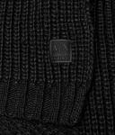 Шарф мужской Armani Exchange вязаный с добавлением шерсти, черный - фото 3