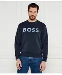 Толстовка Salbo Regular fit Boss Green, синий - фото