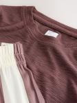 Next Пижама в коричневом цвете - фото 7