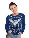 Пуловер United Labels Harry Potter Winterpullover Hedwig Eule Winter Pullover Ugly Sweater, синий - фото 4