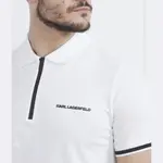 Рубашка поло стандартного кроя Karl Lagerfeld, белый - фото 3