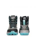 Кроссовки Scarpa RUSH TREK GTX WMN MIDGRAY AQUA - фото 4