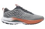 Mizuno Кроссовки Мужчины, Gray/white/orange-red - фото 2