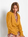 Ажурный кардиган цвета охры WITT WEIDEN - фото