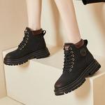 Ботинки женские Daphne Martin Boot на шнуровке, бежевый - фото 14