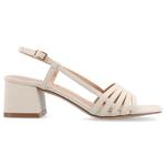 Босоножки на блочном каблуке Shayana Journee, bone - фото 2