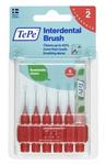 Межзубные щетки TePe 0,5мм красные 6 шт. - фото 2