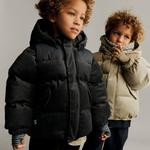 Куртка-пуховик Mads из вельвета Wheat, Grey Stone - фото 4