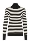 Джемпер LIZZA FULLY STRIPED ROLLNECK Kaffe, черный - фото 6