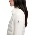 Moncler Стеганая вязаная куртка, White - фото 5