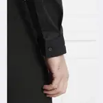 Рубашка очень узкого кроя из материала Eloy Hugo, черный - фото 4